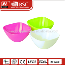 2015 Hotsales plastic transparent salad bowl